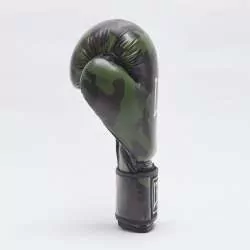 Leone kick boxing gloves camo green 2