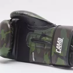 Leone kick boxing gloves camo green 4