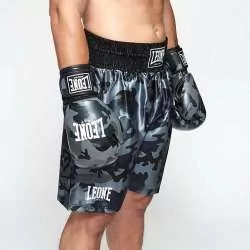 Leone boxing shorts AB221 (camo grey)
