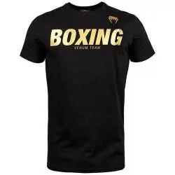 Venum T-shirt VT boxing black gold