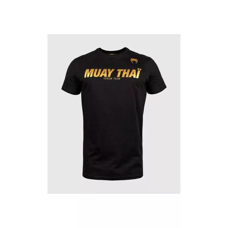 Venum T-shirt VT muay thai black gold