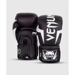Venum boxing gloves Elite black white (1)