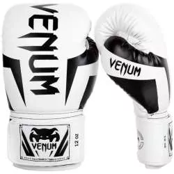 Boxing gloves Venum Elite white black (1)