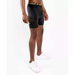 Venum lycra shorts G-fit (black/gold)2