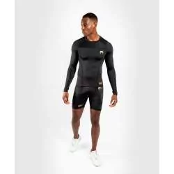 Venum long sleeves lycra g-fit (black/gold) 8