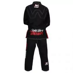 BJJ Gi uniform NKL warrior (black) (1)