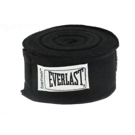 Everlast muay thai hand wraps 457cms (black)