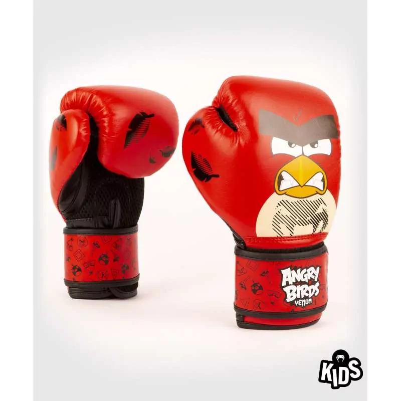 Venum muay thai children's gloves angry birds (red)