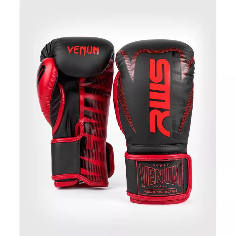 Venum muay thai gloves RWS (black/red)