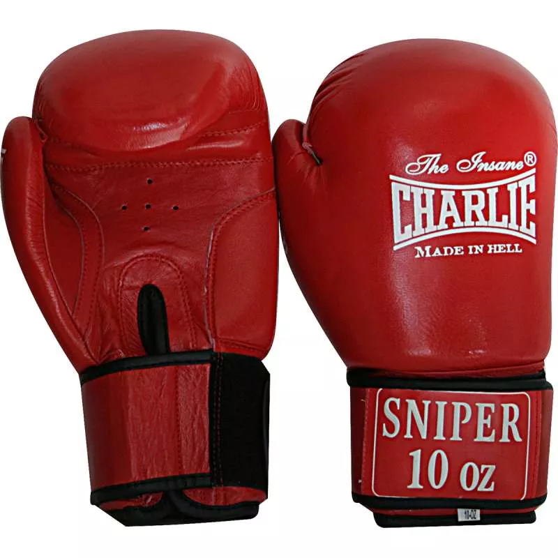 Charlie boxing gloves sniper amateur (red)