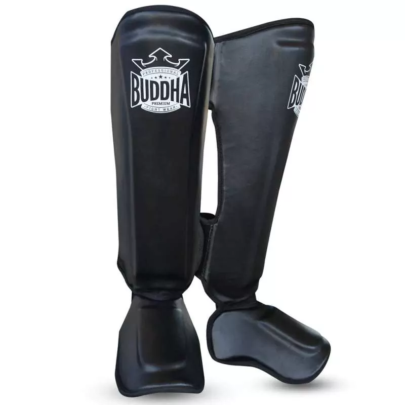 Muay thai Buddha shin guards epic (black)