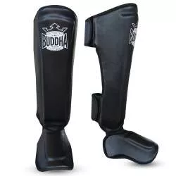 Muay thai Buddha shin guards epic (black)2