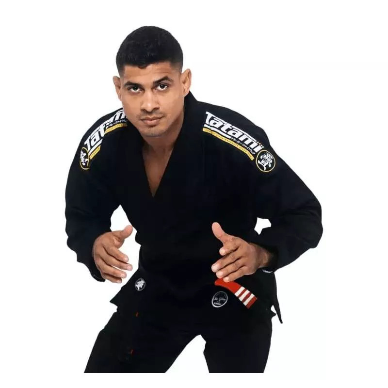 Black uniform BJJ Tatami nova absolute