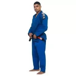 Uniform BJJ TATAMI nova Absolute blue + BJJ belt white (2)