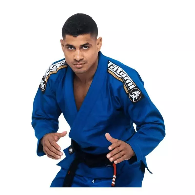 Uniform BJJ TATAMI nova Absolute blue + BJJ belt white