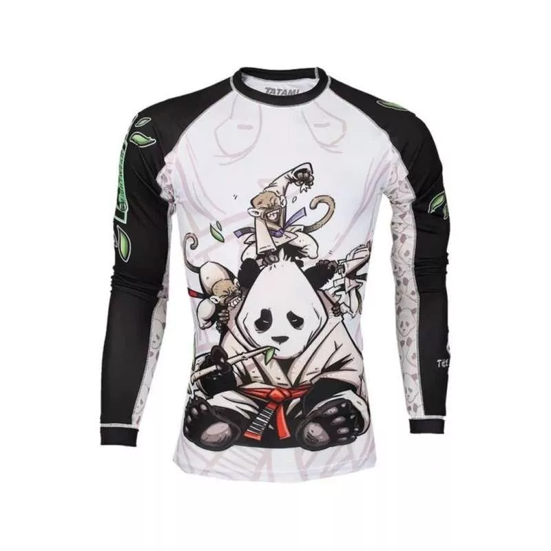 Tatami BJJ rashguard gentle panda (long sleeves)