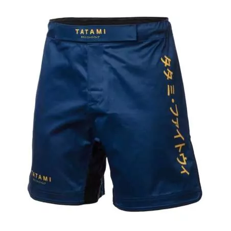 Tatami MMA shorts katakana blue