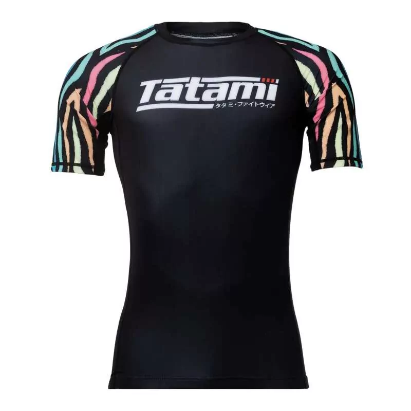 Licra rashguard MMA Tatami recharge neón