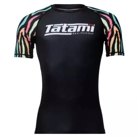 Licra rashguard MMA Tatami recharge neón