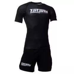 BJJ no gi Tatami rashguard recharge (black)2