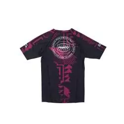 Manto BJJ no gi lycra fragments (black/red)3