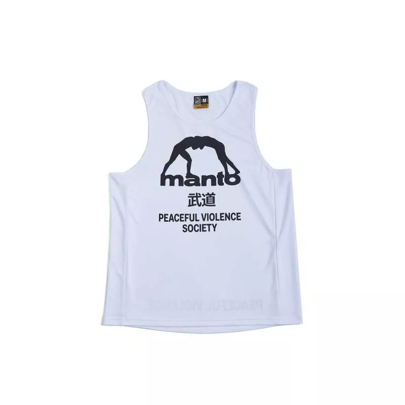 Manto tank top society t-shirt white