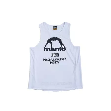 Manto tank top society t-shirt white