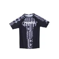 Manto BJJ no gi rashguard fragments (black/gray)2