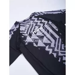 Manto BJJ no gi rashguard fragments (black/gray)4