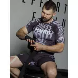 Manto BJJ no gi rashguard fragments (black/gray)6