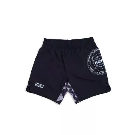 Manto MMA fightshort fragments (black/gray)