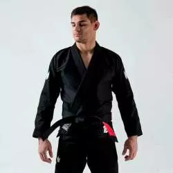 Kingz BJJ gi the one + white belt (black) 1