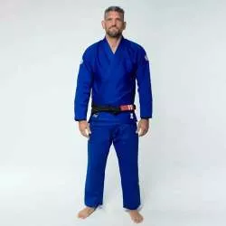 Kingz BJJ suit the one + white belt (blue) 3