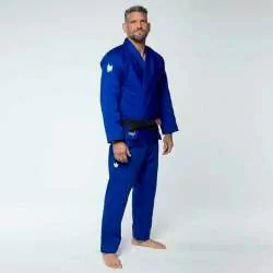 Kingz BJJ suit the one + white belt (blue) 4