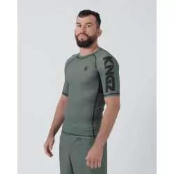 Kingz MMA rashguard kore V2 (green) short sleeve 1