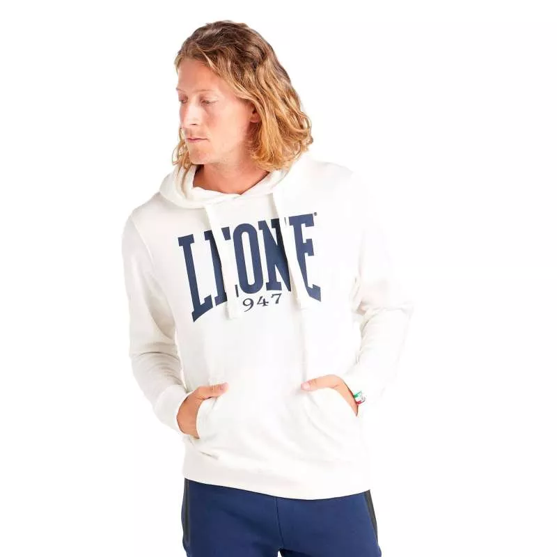 Basic sweatshirt Leone big logo (white) 1