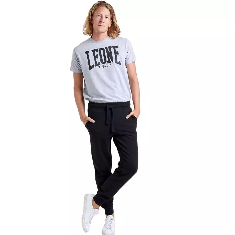 Basic Leone small logo trousers (black)