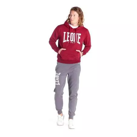 Leone big logo sweatshirt (burgundy)