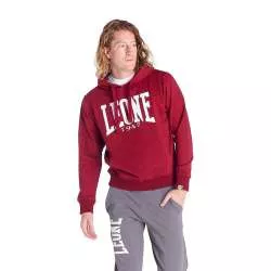 Leone big logo sweatshirt (burgundy) 1