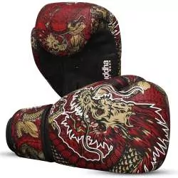 Buddha kick boxing gloves fantasy dragon (red) 1