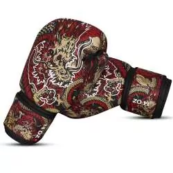 Buddha kick boxing gloves fantasy dragon (red) 3