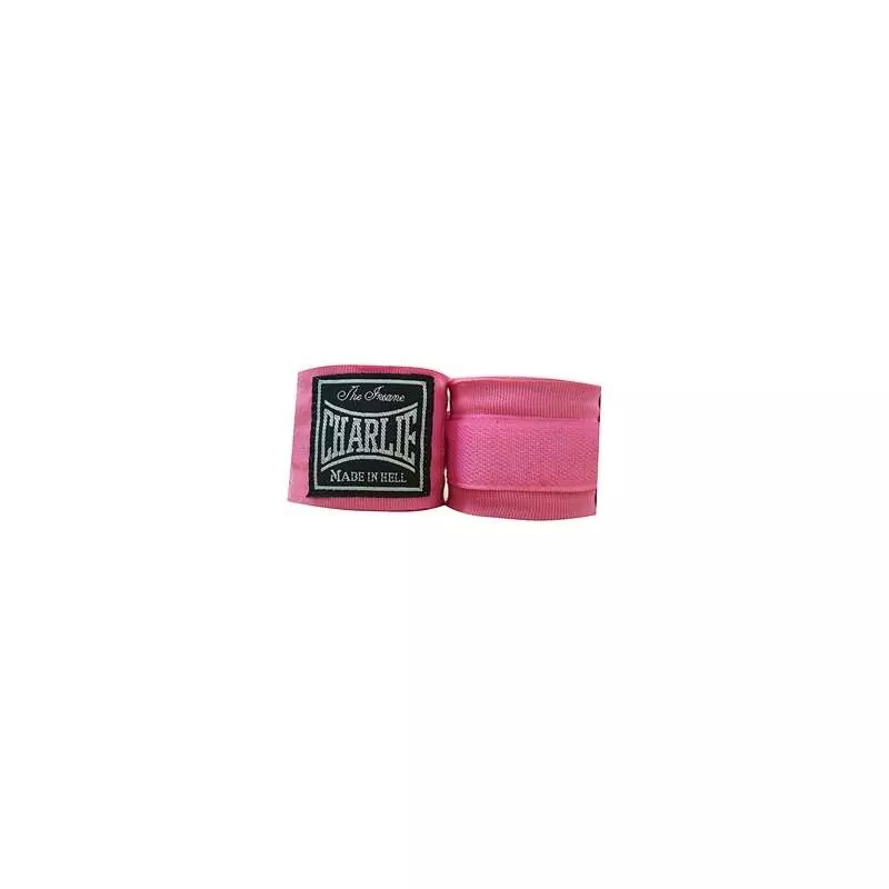 Charlie semi-elastic hand wraps for children (pink) 2m