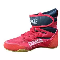 Charlie ring pro boxing boots (red) 1