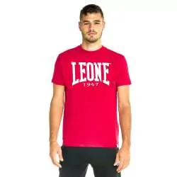 Leone basic short sleeve T-shirt (burgundy) 1