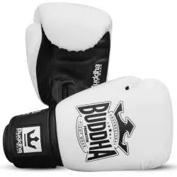 Buddha top colours muay thai gloves (white) 3