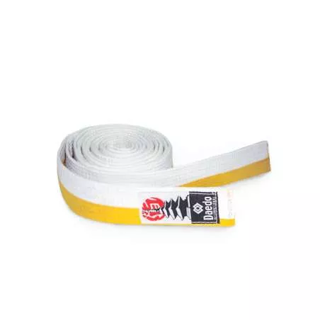 Daedo martial arts belt (white/yellow)