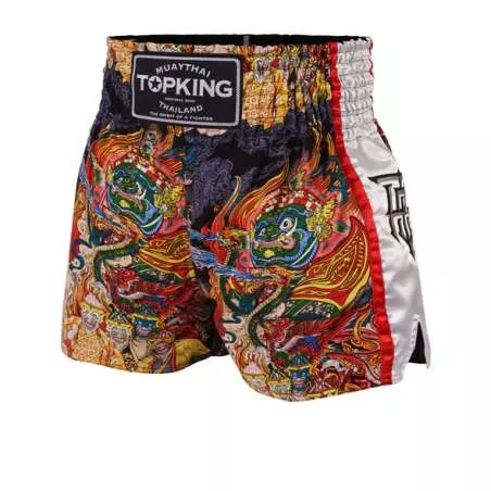 Muay Thai shorts Top King TKBS 205 WHITE