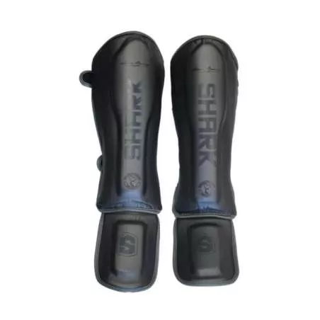 Muay thai shin guards Shark victory (grey)