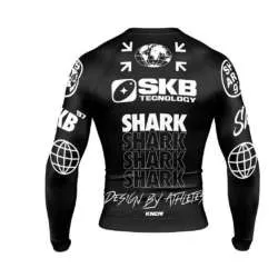 Rash guard MMA Shark boxing SkB97 black 1