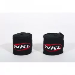 Nkl boxing hand wraps black
